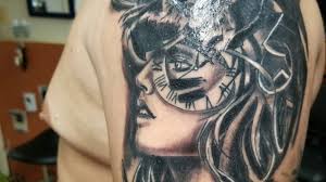 If you're looking for a colorful tattoo, anything related to disney or studio ghibli, blackwork, henna. Diana Goddess Of Wisdom And Hunting Tattoo By Boris Kuryakin Timelapse March 11 2018 Youtube
