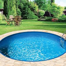Neptun Rundbecken Set Premium Durchmesser 4 5 M Blau Gartenpools Hintergarten Pool