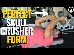 To perform the standing french press, do the following: Skull Crusher Exercise How To Get It Right First Time