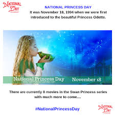 National Princess Day November 18 National Day Calendar National Day Calendar Wacky Holidays Day