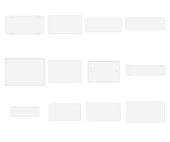 Customizable large rectangle templates templates design 50,000+ free templates for all your creative projects create professional graphic.the banner design has a major effect on how your ads perform. Sign Blanks Substrates Plastic Pvc Metal Magnets More