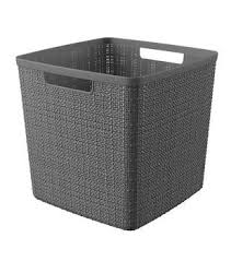 Black And Yellow Storage Bins Lowes Jute Cube Basket Off White Joann Slate Grey Cube Basket