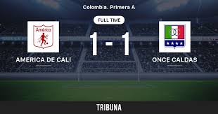 Once caldas in the categoria primera a. America De Cali Vs Once Caldas Live Score Stream And H2h Results 11 04 2018 Preview Match America De Cali Vs Once Caldas Team Start Time Tribuna Com