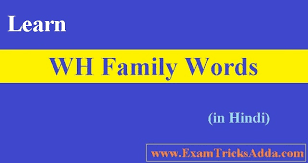 Chalo hato pare nacho dil khol ke let's rock. Sentence à¤® Wh Family Words à¤• à¤ª à¤°à¤¯ à¤— à¤• à¤¸ à¤•à¤° Complete List With Hindi Meaning Examples Examtricksadda