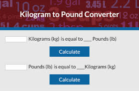 Described Pound To Kilogram Converter Kg To Pounds