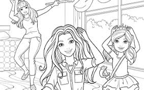 Print barbie coloring pages for free and color our barbie coloring! Downloads Play Barbie