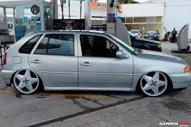 Gol G2 Com Rodas Volcano Wheels F348 Aro 18 Gol Volcano Gol G2 Rebaixado