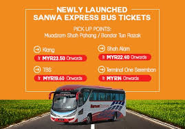 Shah alam to johor bahru. Baru Dilancarkan Tiket Bas Sanwa Express Easybook My