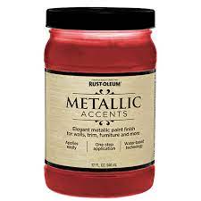 Rust Oleum Metallic Accents Product Page