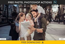 Download Free Pastel Photoshop Actions In 2020 Photoshop Actions Photoshop Colorful Backgrounds