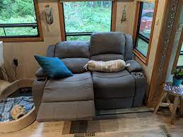 The biggest problem with having a recliner in an rv is usually the fact that it has to be away from the wall in order to fully recline. What Is A Wall Hugger Recliner And Why Your Rv Needs One Mortons On The Move