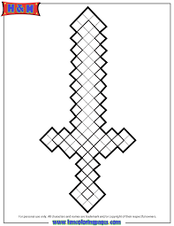 Print the pdf to use the worksheet. Minecraft Sword Coloring Page Hm Coloring Pages Minecraft Sword Minecraft Coloring Pages Minecraft Crafts