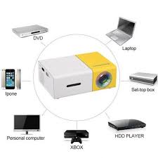 Yg300 Pocket Projector Portable Mini Led Hd 60 Inch In 2020 Smartphone Projector Mini Projectors Projector