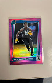 Larry Roundtree III Pink Rated Rookie Card Other Sports Trading Cards