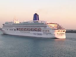 P O Aurora Leaving Southampton Cruise Ship P O Cruises Cruise Boat