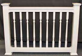 If you need more or less footage, you can easily estimate the cost by dividing the cost of your option by the length of the kit you are interested in. Vinyl Railing Kit With Colonial Balusters American Choice American Choice Railing Fencing