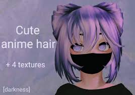Seeking for free anime hair png images? Second Life Marketplace Darkness Cute Anime Hair