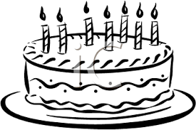 Check spelling or type a new query. Black And White Clipart Picture Of A Birthday Cake With Candles Foodclipart Com