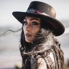 The Prophet Gambler: Handmade Wool Felt Fedora Hat With Feather