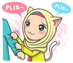  Muslimah Yang Satu Ini Kembali Lagi Dengan Stiker Baru Yang Dapat Kamu Gunakan Sehari Hari Ayo Hiasi Ruang Chat K Cute Cartoon Pictures Anime Islam Sticker Wa