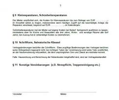 Der mietvertrag sollte von allen erwachsenen, die auf dem grundstück wohnen, und vom verwalter oder vermieter unterzeichnet werden. Word Vorlage Mietvertrag Wohnung Download Freeware De