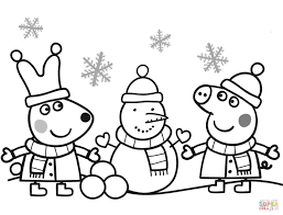 Peppa Pig Printable Coloring Pages Peppa Pig Coloring Pages Free Coloring Pages Albanysinsanity Com In 2020 Peppa Pig Coloring Pages Peppa Pig Colouring Peppa Pig Christmas