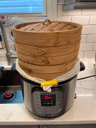 竹蒸籠和電子壓力鍋結合 simple sweet days 生活 cooker kitchen appliances rice cooker