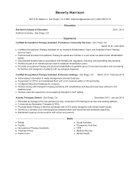 certified occupational therapy