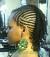 Bun Braided Updo Natural Hair