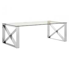 Criss cross oval glass top coffee table with wooden legs chic tables. Signature By No18 Criss Cross Large Coffee Table Tables From No18 Interiors Uk