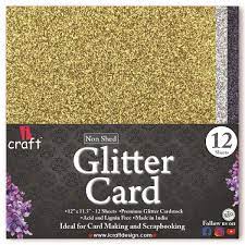 Place the card onto some cheap copier paper to catch the excess. Icraft Glitter Cardstock For Flower Making Scrapbooking Card Making And Many More Amazon In Home Kitchen