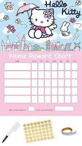 Personalised Hello Kitty Behaviour Reward Reusable Chart