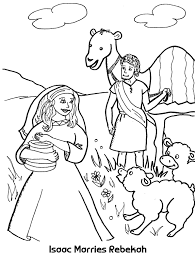 Abraham finds a wife for isaac coloring page. Isaac And Rebekah Coloring Pages Best Coloring Pages For Kids