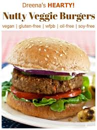 Hearty Vegan Burgers Nutty Veggie Burgers From Let Them Eat Vegan Wfpb Vegan Gluten Free Soy Free Recipe Vegan Burgers Veggie Burger Vegan Eating