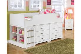 Lulu Twin Loft Bed With 6 Drawer Storage Ashley Furniture Homestore Twin Loft Bed Loft Bed Bed With Drawers