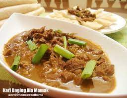 Home Sweet Home Kari Daging Ala Mamak Resep Makanan Makanan Kari