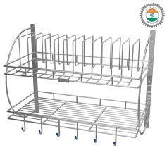 We did not find results for: Buy Supreme Mall Label Wall Mount Stainless Steel Kitchen Dish Rack Utensils Rack With Plate Cutlery Stand Kitchen Organizer Online At Low Prices In India Amazon In