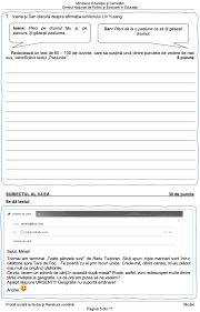 Model de subiecte pentru limba română. Noile Modele De Subiecte Pentru Evaluarea NaÈ›ionalÄƒ 2021 Au Fost Publicate De Ministerul EducaÈ›iei Edupedu Ro