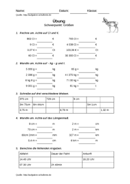 Maybe you would like to learn more about one of these? Klassenarbeiten Zum Thema Grossen Mathematik Kostenlos Zum Ausdrucken Musterlosungen Ebenfalls Erhaltlich