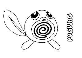 Each pokemon character has their name below the sheet. Poliwag Pokemon Coloring Page More Water Pokemon Coloring Sheets On Hellokids Com Pokemon Coloring Pages Pokemon Coloring Cool Coloring Pages