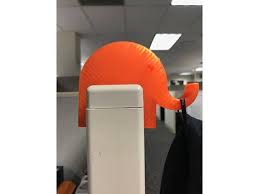 Elephant Shaped Coat Hook For Cubicle Walls For The Most Common 2 15 Thick Wall Cubicle Hooks Coat Hanger Cubicle Walls