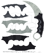 Desenhos de moldes de facas para imprimir : Karambit Molde 90 Baixar Pdf De Docero Com Br