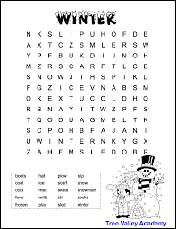 Put your thinking caps on and see. Free Printable Winter Word Searches For Kids Tree Valley Academy