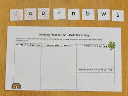 Wordsolver makes words from letters and helps with anagram word games such as scrabble, words with friends, draw something. St Patrick S Day Activity For Kids Making Words Free Printable Buggy And Buddy