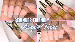 About this item 【3 in 1 nail tips set】 ejiubas nail tips and glue set includes 500pcs nail tips, 4pcs 0.07oz nail glues and 1pc nail file with acrylic case, you can press on nails conveniently, no need to buy nail glues individually, especially great for diy nail home, saving time and money for you. Acrylic Nails Tutorial How To Acrylic Nails Using Nail Forms For Beginners Youtube