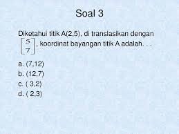 Perkalian titik disini tidak sama dengan perkalian aljabar seperti yang. Tranformasi Ppt Download