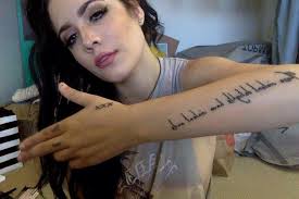 « what's wrong with me? Halsey Talks On Twitter These Violent Delights Have Violent Ends Shakespeare Halsey Has That Sentence Tattooed On Her Arm Http T Co Xeek4bprqa