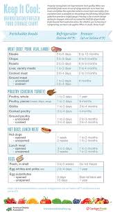 Day2day Morning Coffee Refrigerator Freezer Food Storage Chart