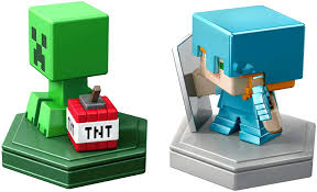 Activating boosts in the game using your purchase. Buy Minecraft Earth Boost Mini Figures 2 Pack Nfc Chip Toys Earth Augmented Reality Mobile Game Based On Minecraft Video Game Great For Playing Trading And Collecting Adventure Toy Online In Uk B07pc3mzjy