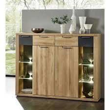 Highboard Bianco Wildeiche Highboards Wohnzimmermobel Wohnen Mobel Jahnichen Center Gmbh